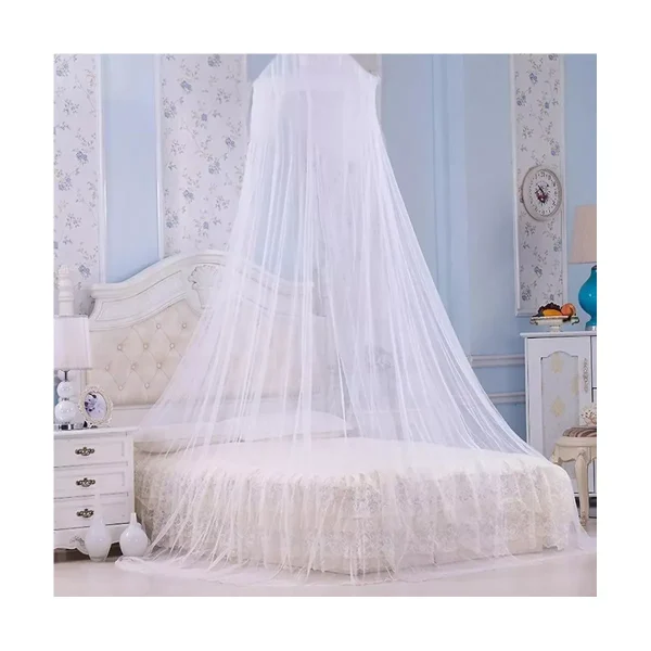 Universal Dome Mosquito Mesh Net Hanging Bed Canopy White